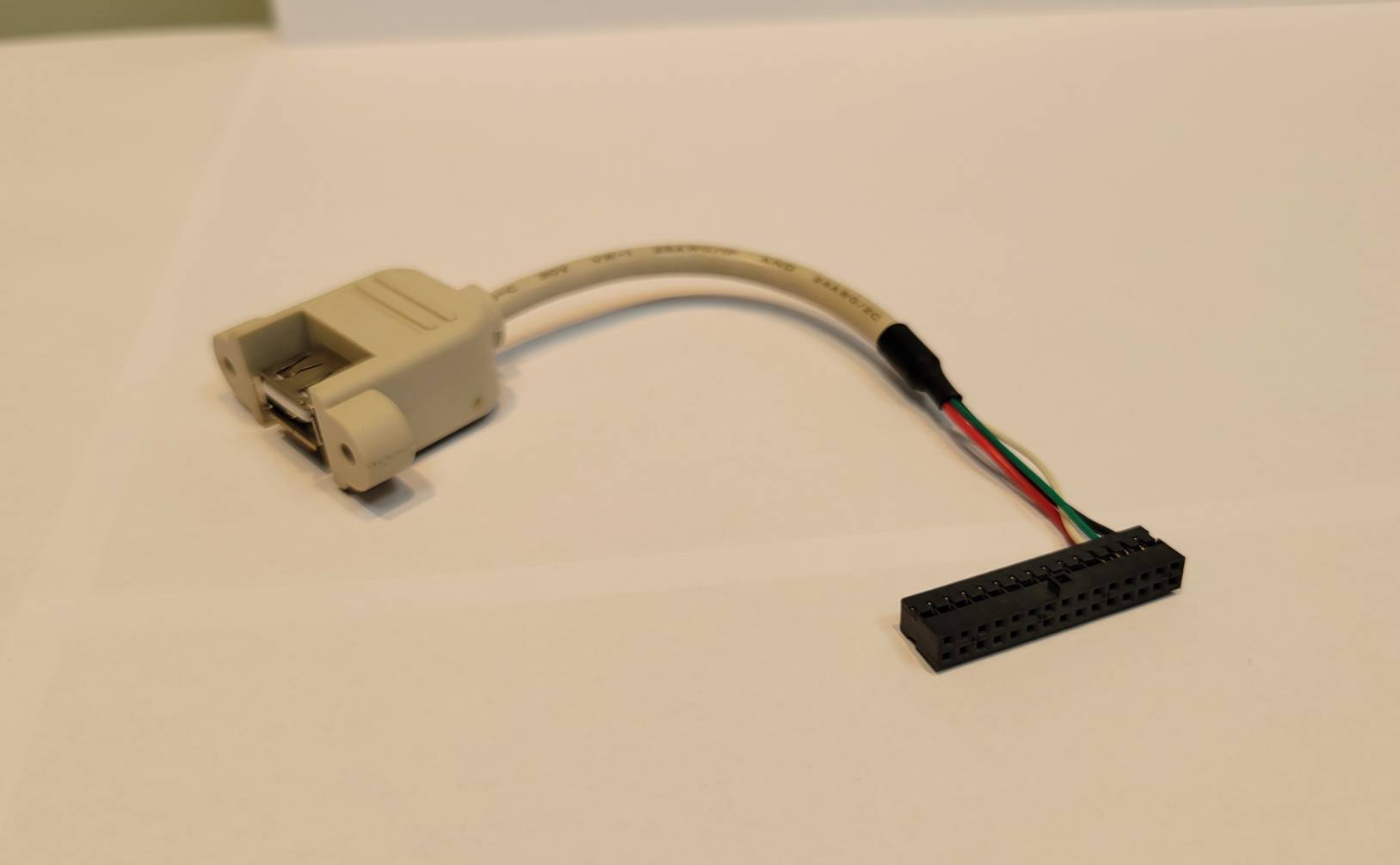 USB A To 2x15P Jumper Wire Cable Housing