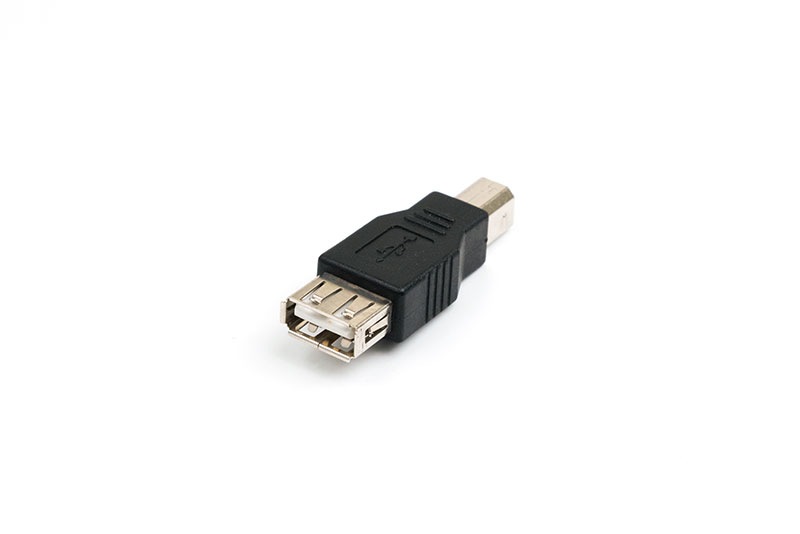USB A/Female to USB B/Male Adapter