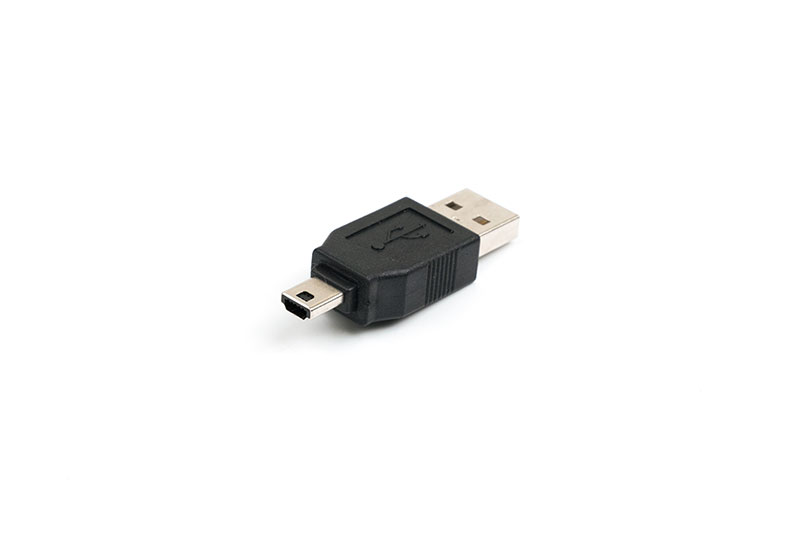 USB A/Male to Mini USB B 5P Adapter