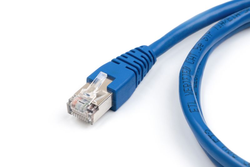 Cat 5e, RJ45 PLUG TO RJ45 PLUG, SHIELDED TYPE