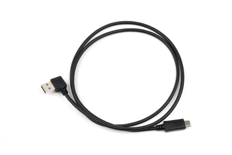 USB-A RIGHT ANGLE TO USB-C, USB 3.1 Gen 1