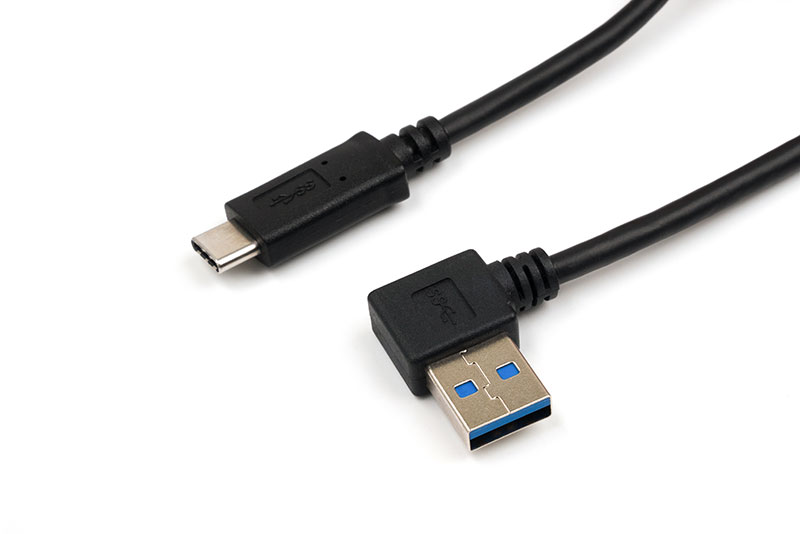 USB-A RIGHT ANGLE TO USB-C, USB 3.1 Gen 1