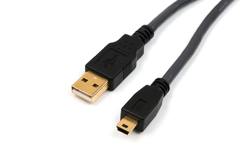 USB 2.0 A TO MINI-B, W/FERRITE CORE - EXTENDING & CABLE CO., LTD