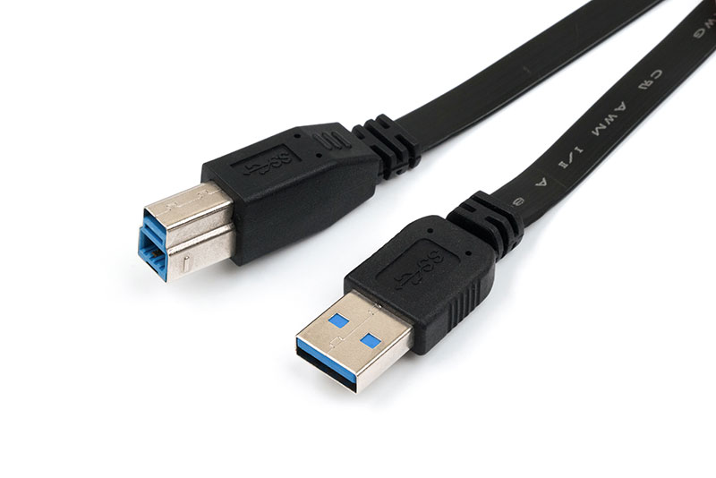 USB-A TO USB-B Flat Cable